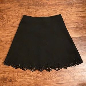LOFT Black Skirt